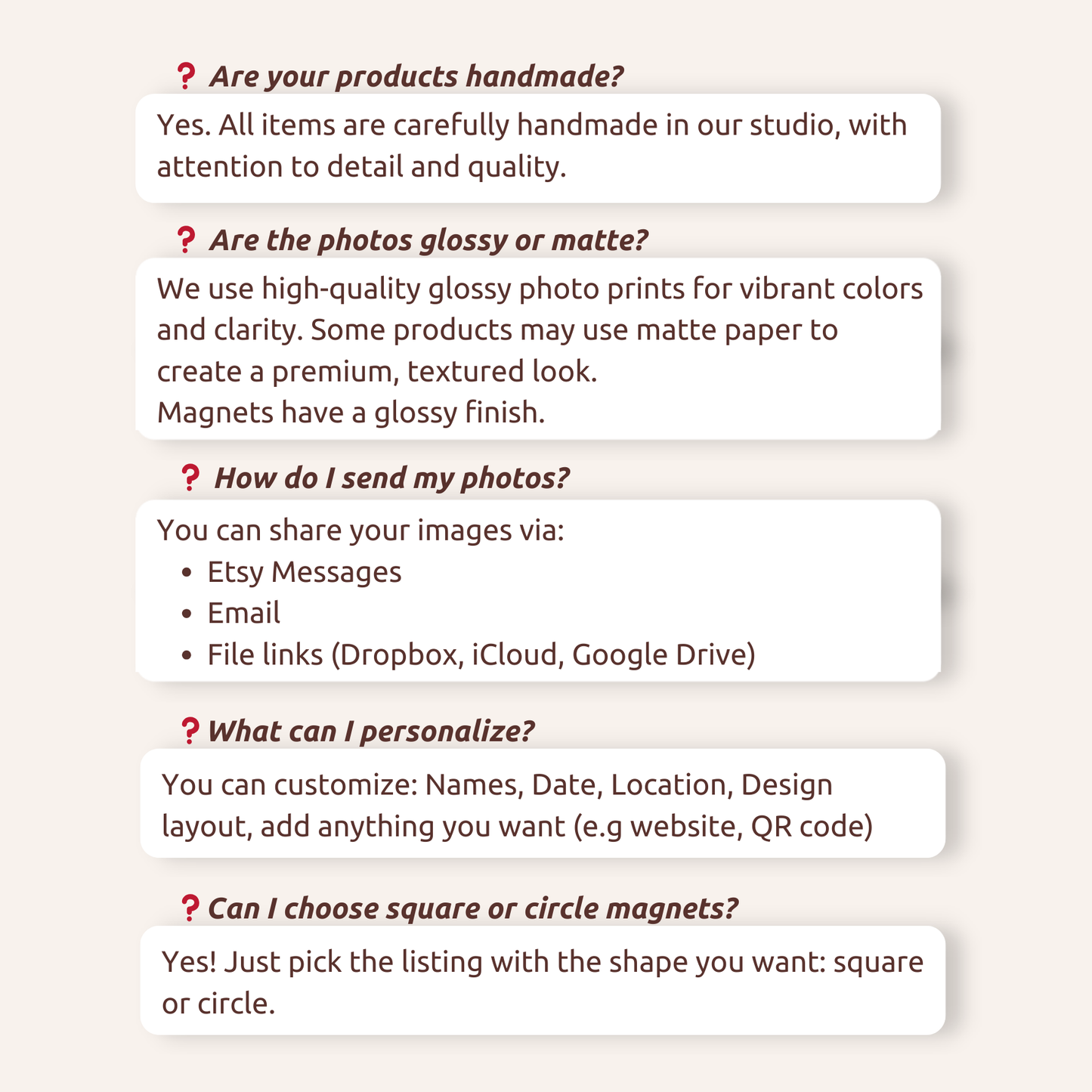 Save the Date Magnet Invitation – Personalized Round Magnet with Cardstock