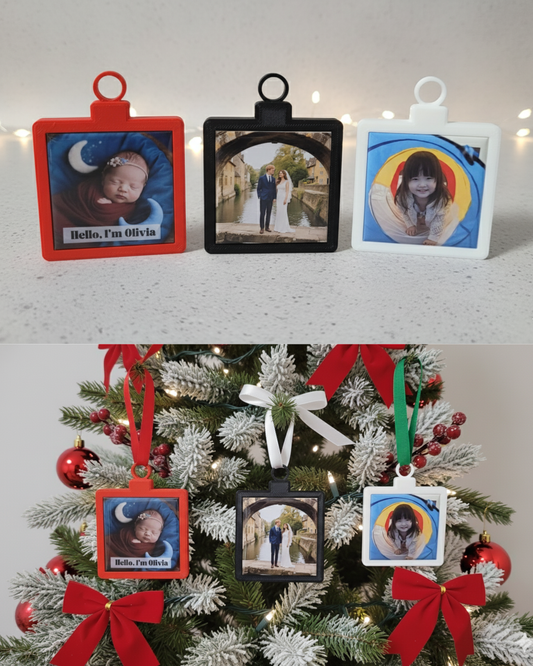 Photo Magnet ornament - fit one photo magnet