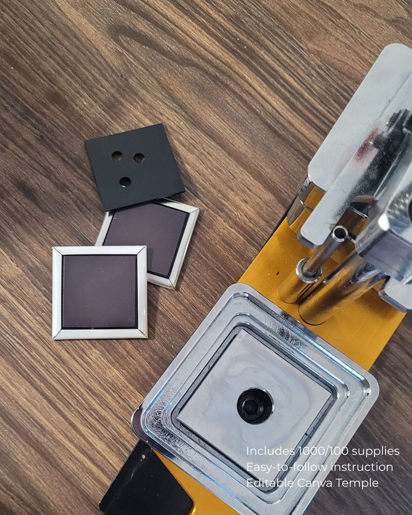 Pro Magnet Machine Starter Kit – 90x65mm (with Material Sets and canva template)