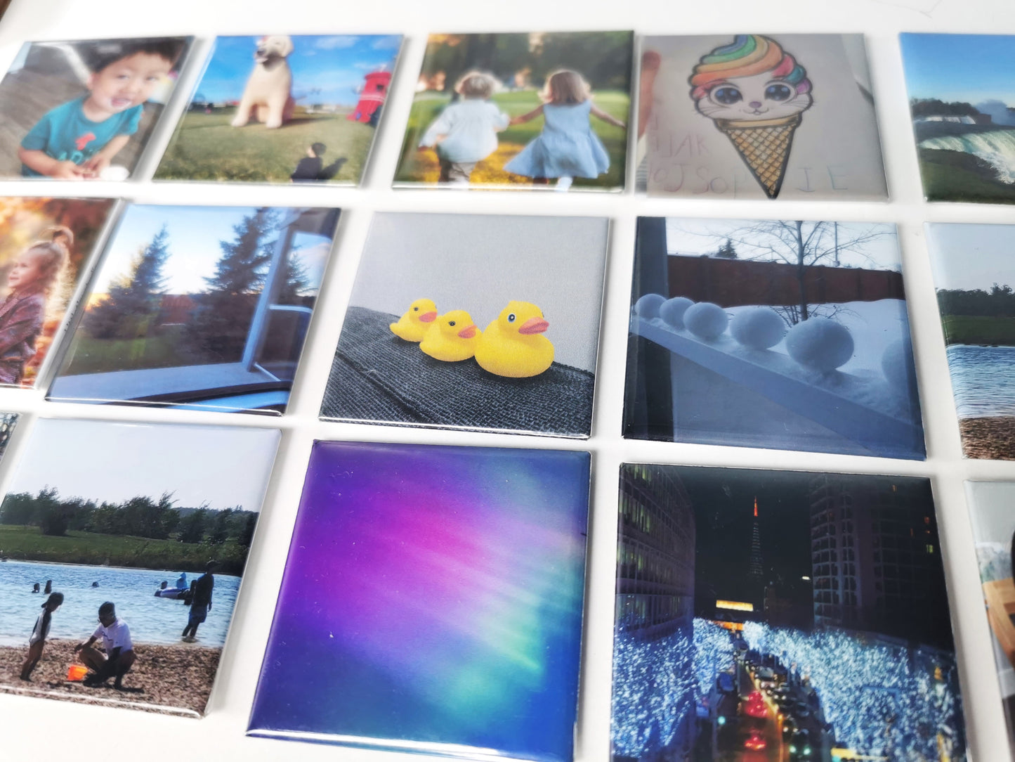 Square 5x5 cm Custom Photo Magnets