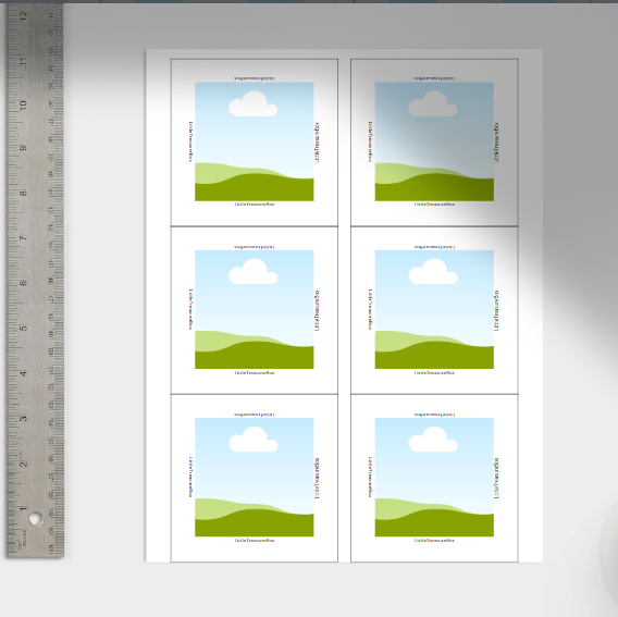 Canva Template for Custom 63.5x63.5mm Photo Magnets