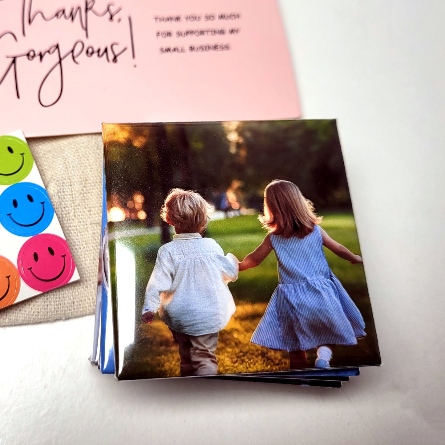 Square 5x5 cm Custom Photo Magnets