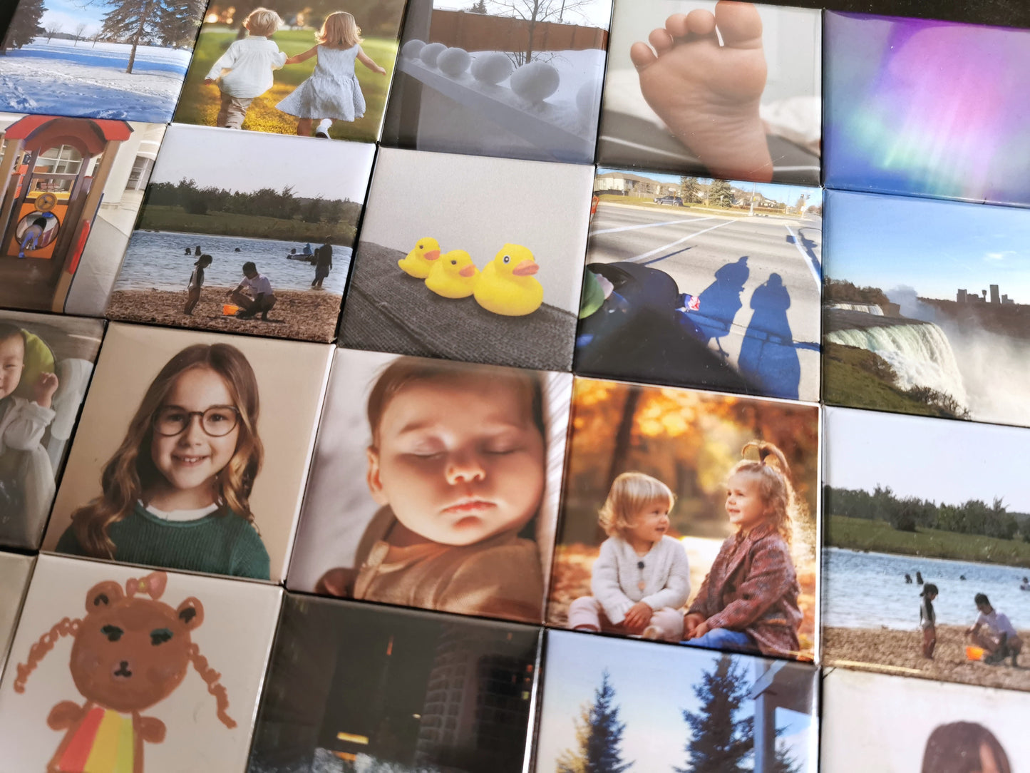 Square 5x5 cm Custom Photo Magnets