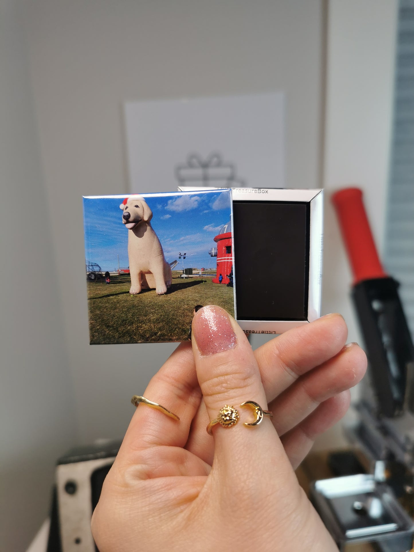 Square 5x5 cm Custom Photo Magnets