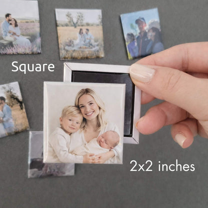 Square Photo Magnets 2x2"