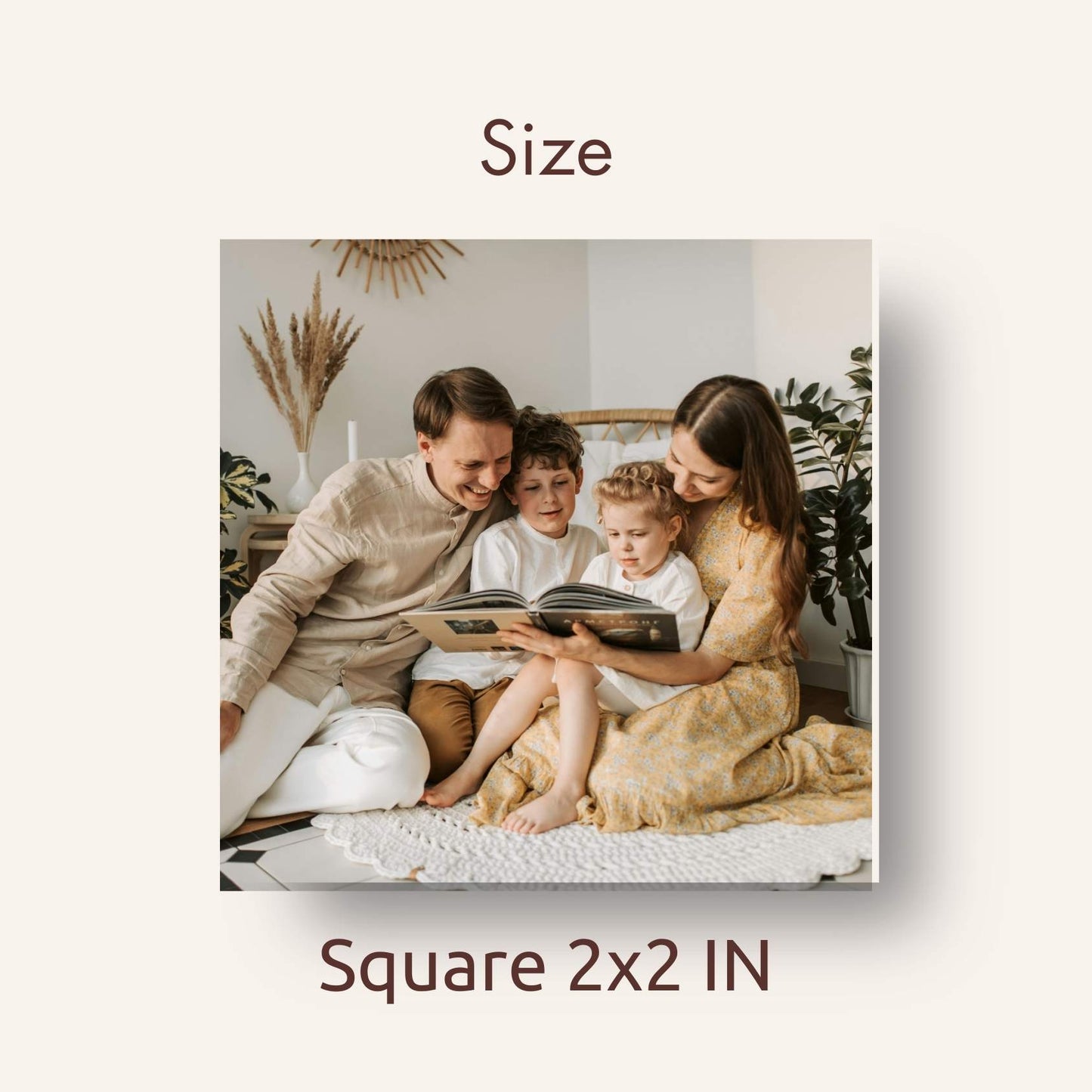 Square Photo Magnets 2x2"