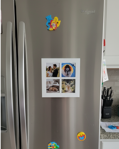 Photo Magnet Frame -fit four photo magnet