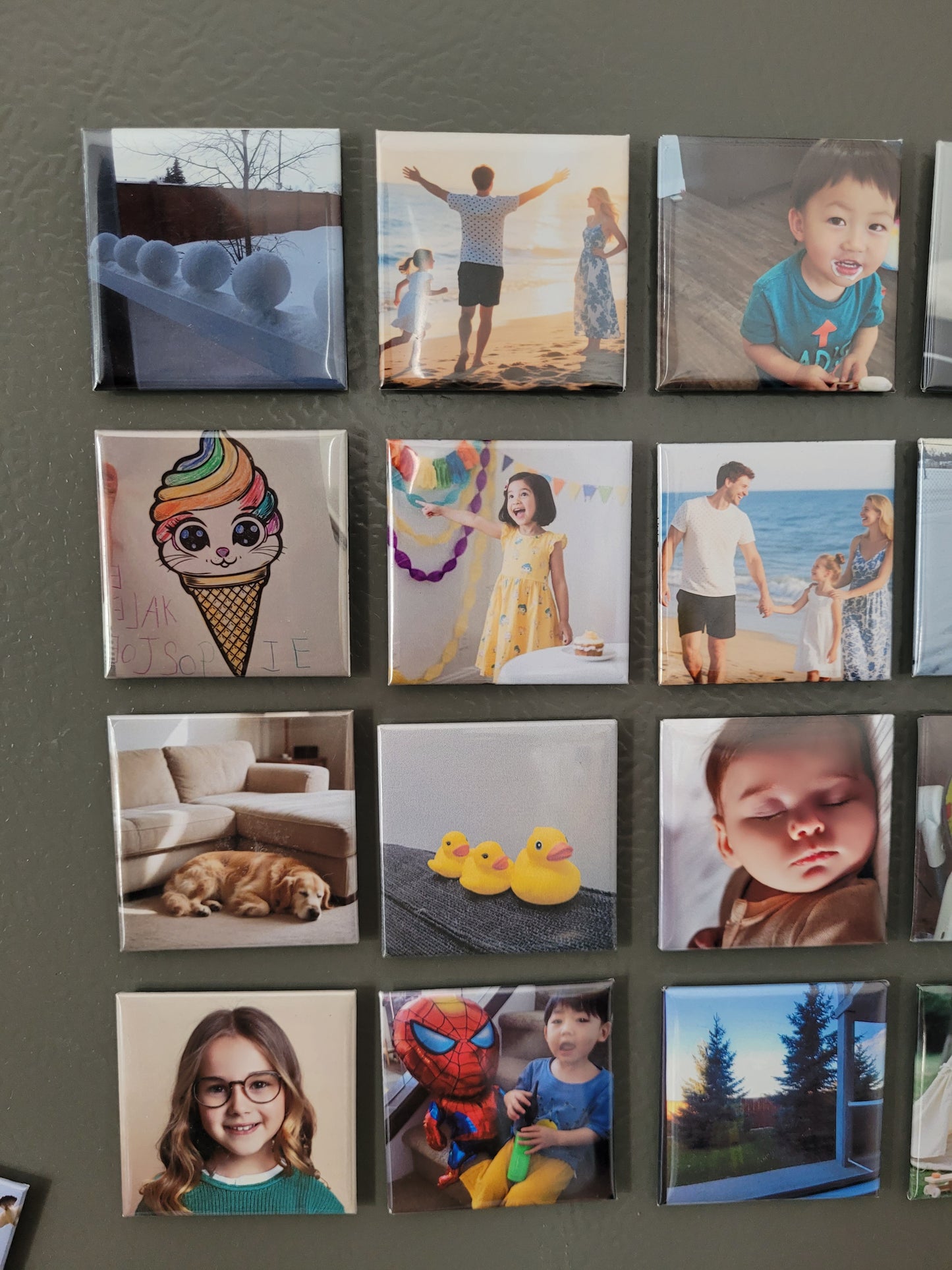 Square Photo Magnets 5x5cm | Little Treasure Box