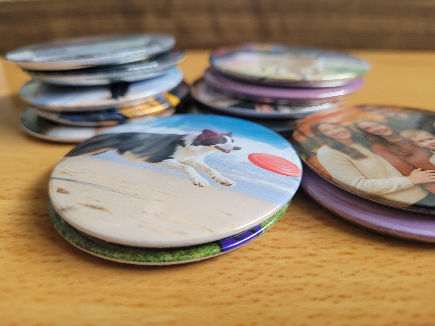Round Photo Magnets 58mm | Little Treasure Box