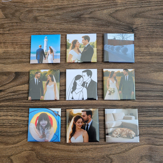 Square Photo Magnets 5x5cm | Little Treasure Box