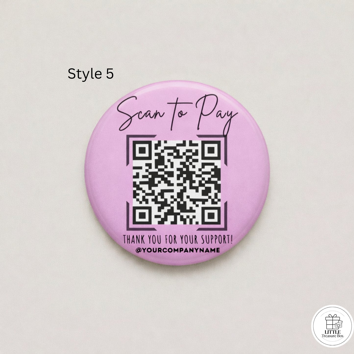 Scan to Pay QR Code | Custom Payment QR | Keychain, Magnet, Pin, Mirror or Bottle Opener | Tip Jar QR | Small Business Payment Sign