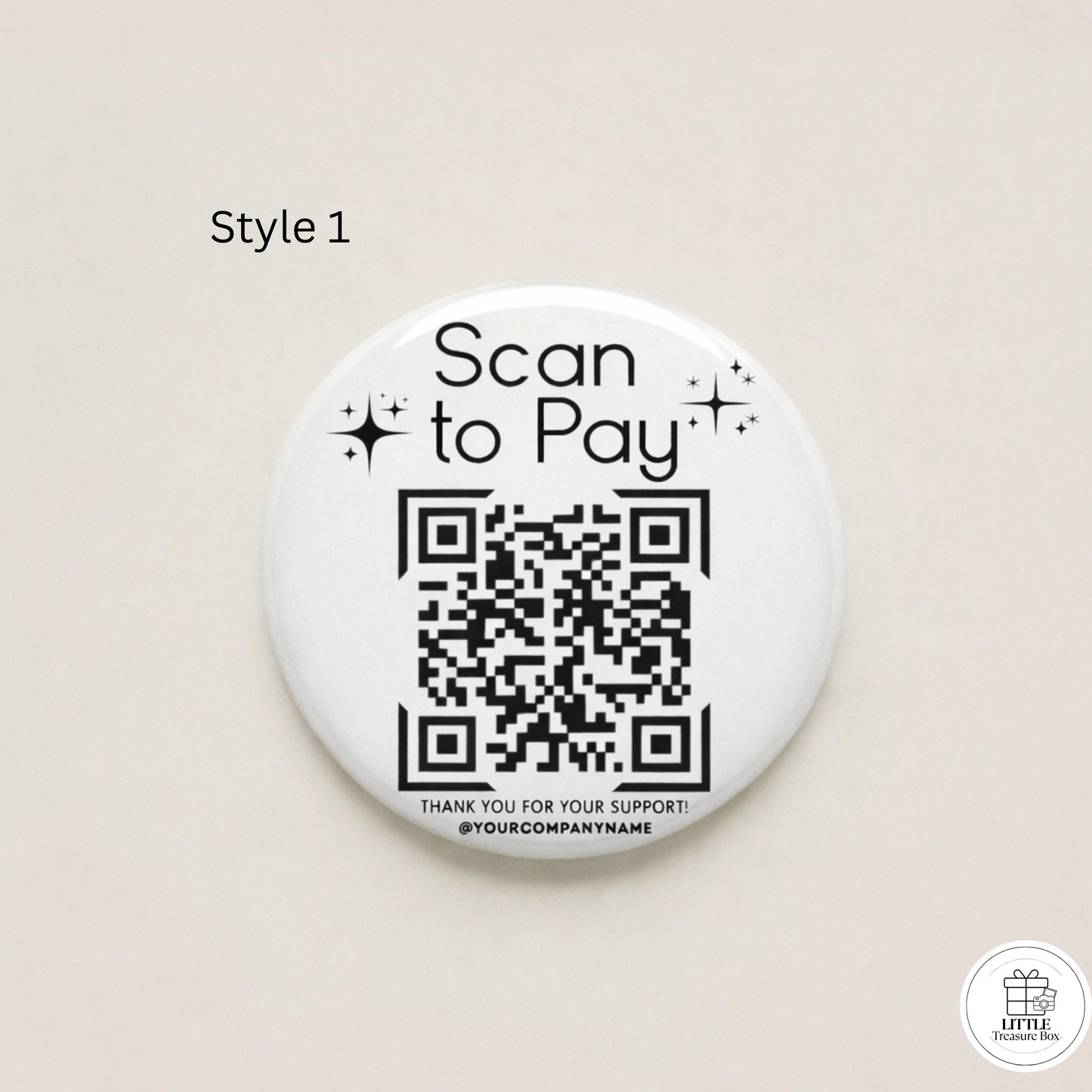 Scan to Pay QR Code | Custom Payment QR | Keychain, Magnet, Pin, Mirror or Bottle Opener | Tip Jar QR | Small Business Payment Sign