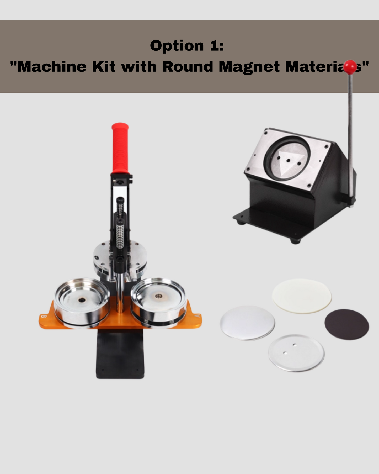 Pro Button Badge 100mm  Machine Starter Business Kit with 100 Material Sets