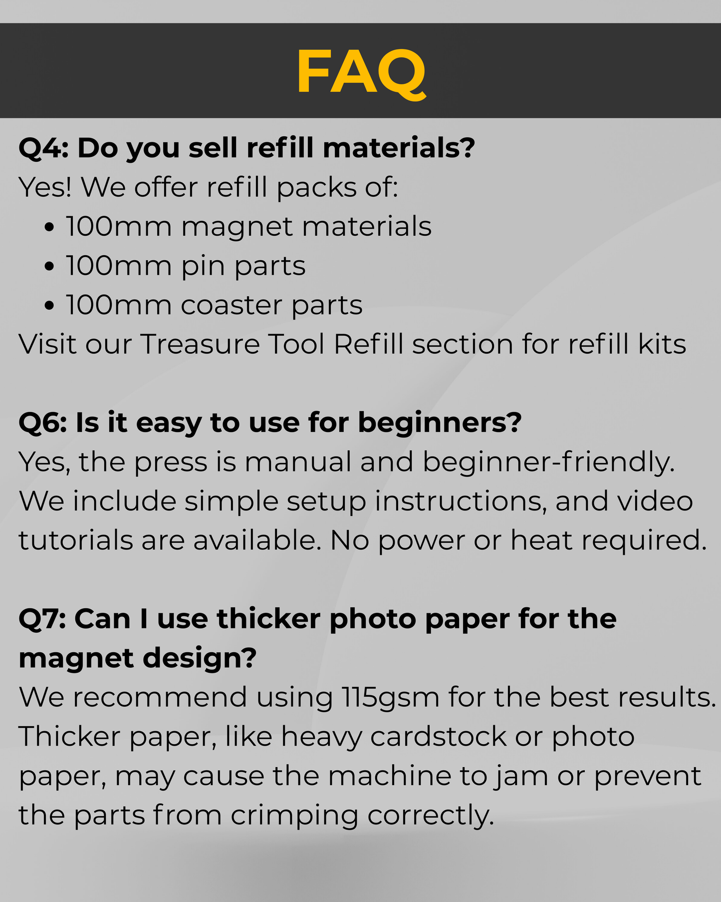 Pro Button Badge 100mm  Machine Starter Business Kit with 100 Material Sets