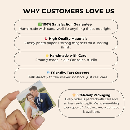 Square Photo Magnets 5x5cm