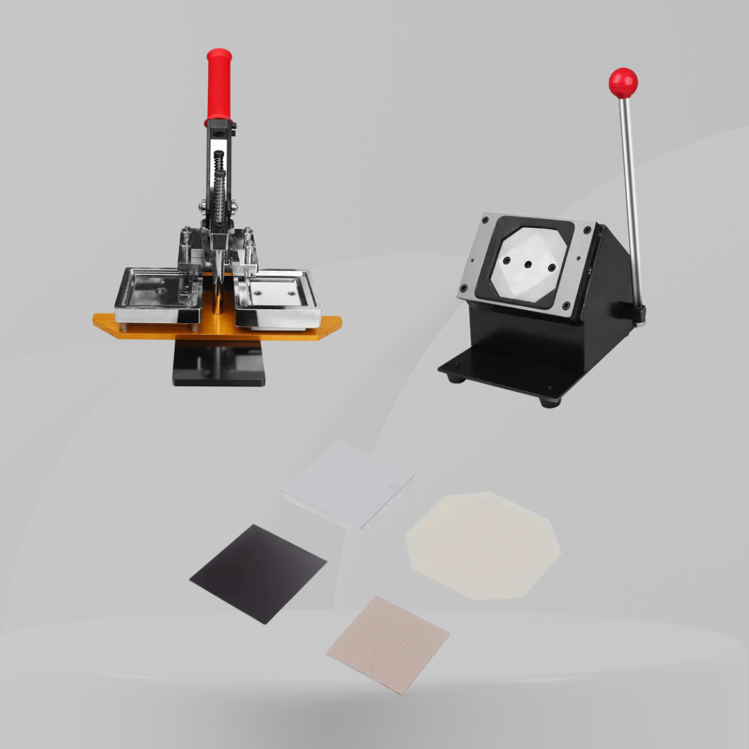 Pro Magnet Machine Starter Kit – 50x50mm (with material Sets and canva template)