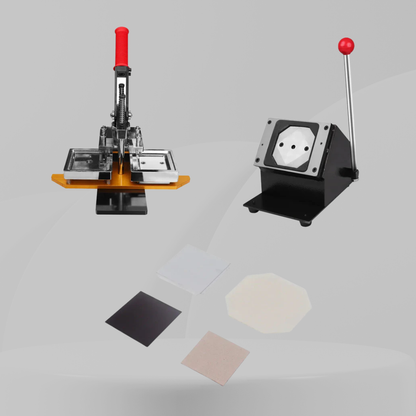 Pro Magnet Machine Starter Kit – 50x50mm (with material Sets and canva template)