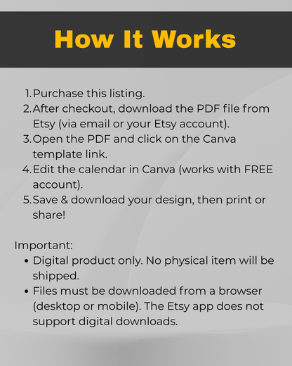 Canva Template for Custom 63.5x63.5mm Photo Magnets