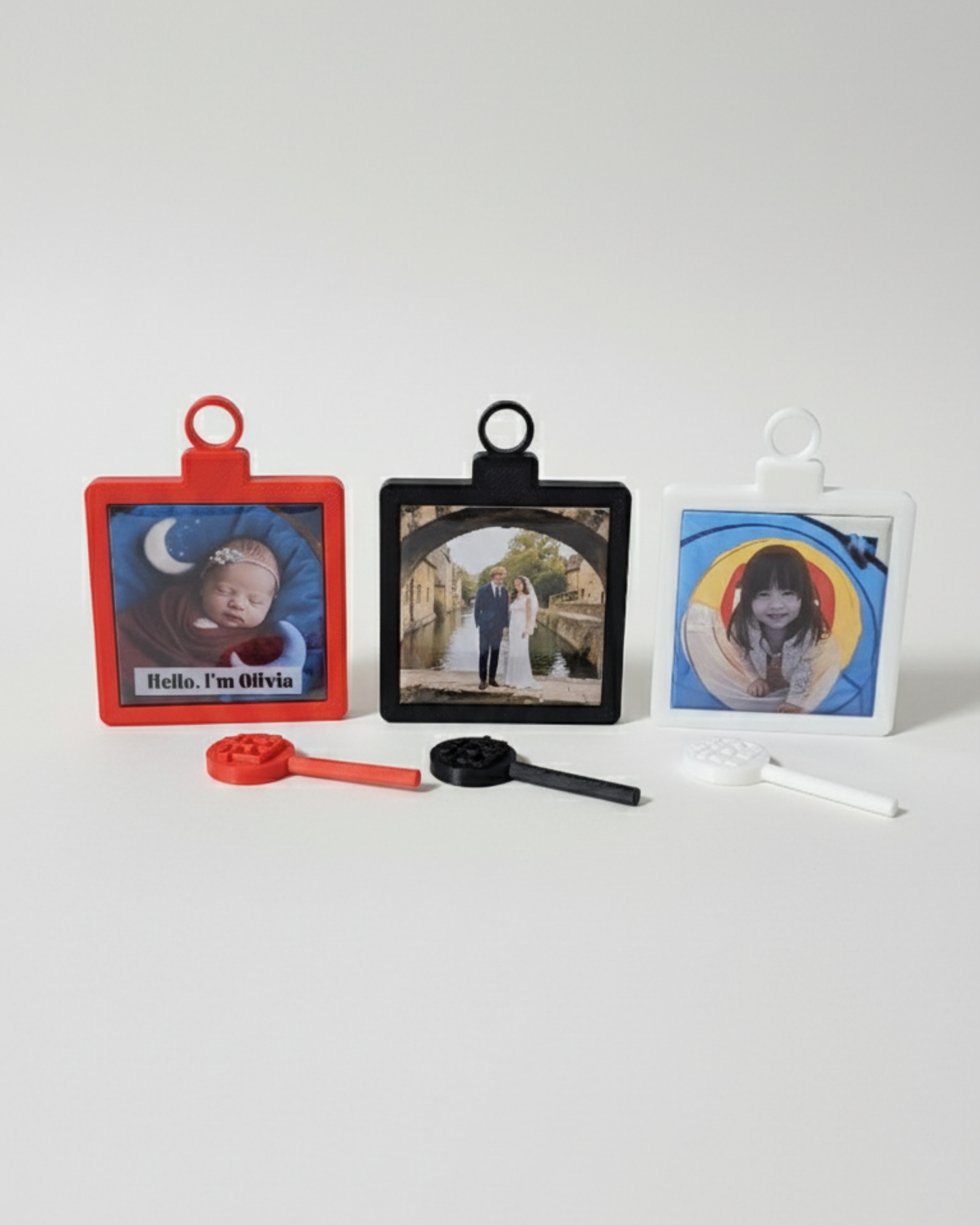 Photo Magnet ornament - fit one photo magnet