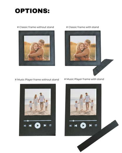 Photo Magnet Frame -50x50mm - Premium Texture