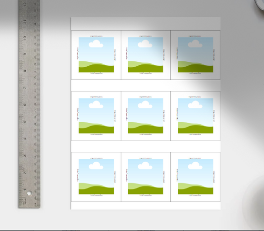 Canva Template for Custom 50x50mm Photo Magnets