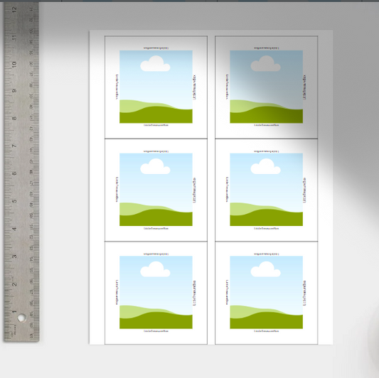 Canva Template for Custom 63.5x63.5mm Photo Magnets