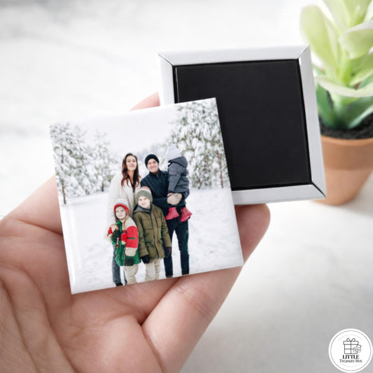 Custom Square Magnet with Your Photo