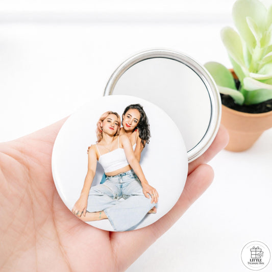 Custom Photo Mirror, Pin, Bottle Opener, Magnet, Keychain