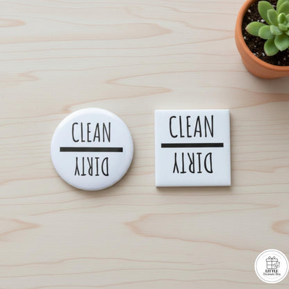 Clean Dirty Dishwasher Magnet