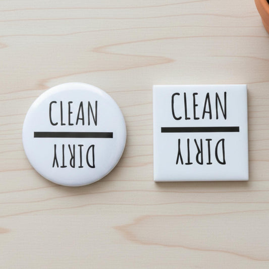 Clean Dirty Dishwasher Magnet