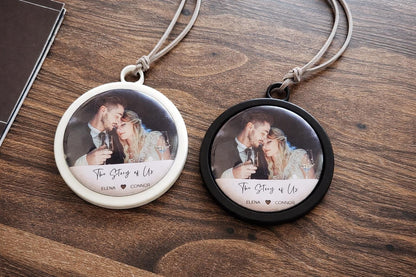 Custom Photo Car Ornament | Valentine's day