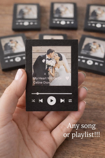 Personalized Fridge Music Magnet with Music NFC