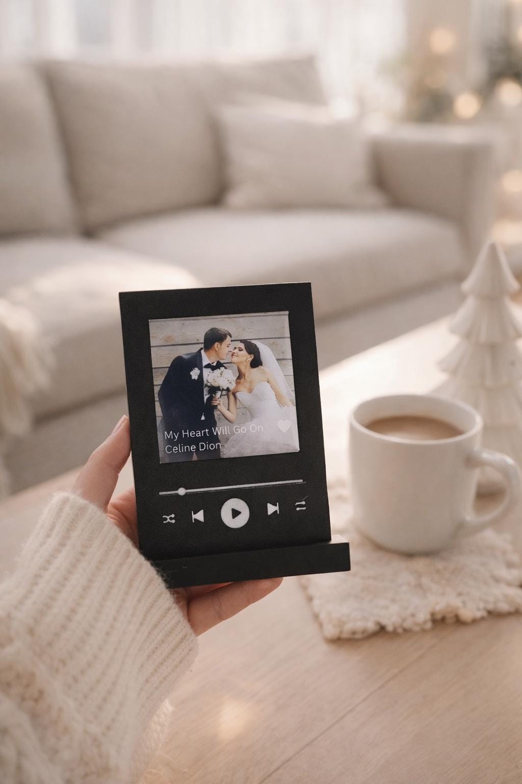 Personalized Fridge Music Magnet with Music NFC