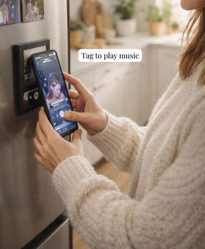 Personalized Fridge Music Magnet with Music NFC