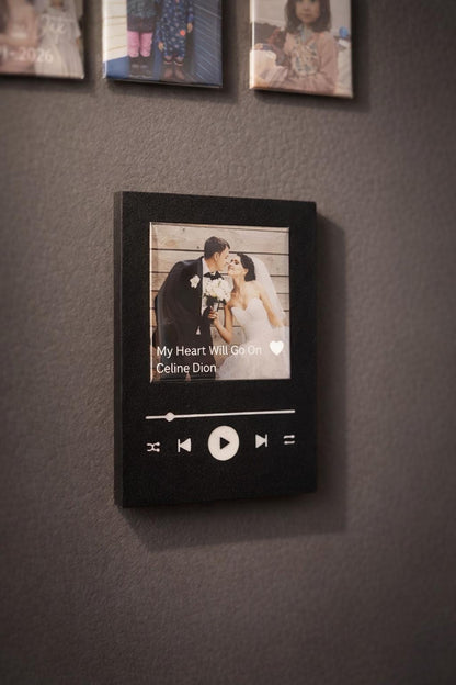Personalized Fridge Music Magnet with Music NFC