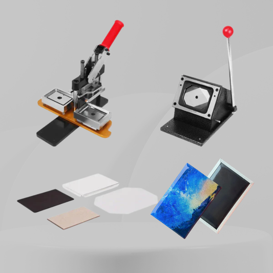 Pro Magnet Machine Starter Kit – 80x53mm (with Material Sets and canva template)