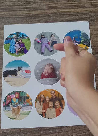 Round Photo Magnet, Pin, Bottle Opener, Mirror 58mm