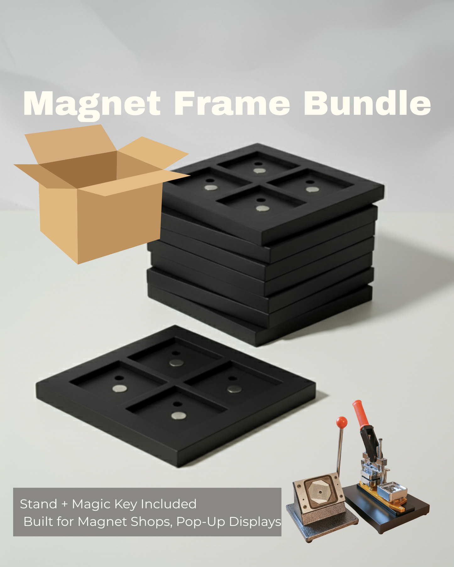 Wholesale Bundle Photo Magnet Frame -fit four photo magnet