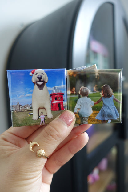 Square Photo Magnets 5x5cm | Little Treasure Box